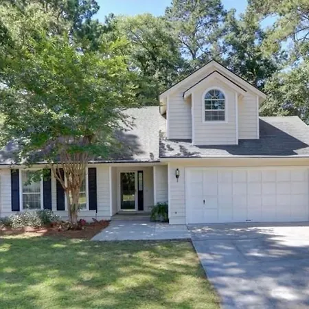 Charming Cottage For Family And Dogs Near Beach & City Savannah Exterior photo